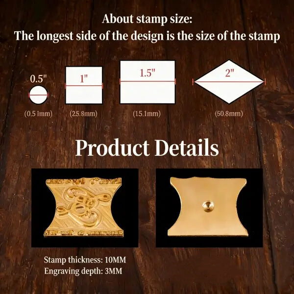 Custom Branding Iron for Wood, Personalized Wood Burning Logo Metal Stamp, Custom Woodworking Signature Branding Iron – Electric & Flame Heated