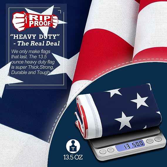 Rip-Proof USA Flag - Durable and Long-Lasting American Flag